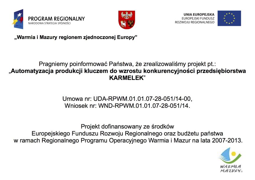 informacja na strone internetowa